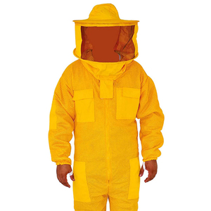 Combinaison d'apiculture professionnelle en coton |   Vêtements de travail de haute qualité, écologiques, antistatiques, anti-chaleur, avec OEM ODM - Product Image 4