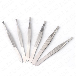Premium Stainless Steel Slant Tip Eyebrow Tweezers Custom Color Private Label Beauty Grooming <b>Tool</b> OEM - Product Image 5