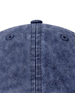 Casquette de baseball en coton denim bleu délavé, unie, ajustable, unisexe, décontractée, respirante, confortable, qualité supérieure - Product Image 5