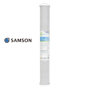 Filtre à bloc de carbone pour purificateur d'eau commercial certifié NSF 42, pour une filtration à haute capacité, matériau conforme aux normes certifiées NSF - Product Image 1