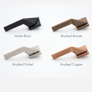 Solid Brass Door <b>Handle</b> Set | Luxury Lever <b>Handles</b> with Mortise <b>Lock</b> for Interior Doors| Antique,Black, Gold & Graphite Finish - Product Image 3