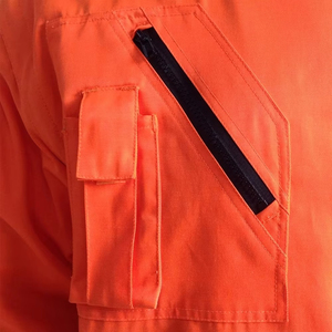 Men's Lightweight Breathable <b>SoftShell</b> Reflective <b>Hi</b> <b>Vis</b> Workplace Safety <b>Jacket</b> Waterproof Cotton Safety <b>Jacket</b> - Product Image 3