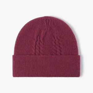 Cozy <b>Wool</b> Knit <b>Beanies</b> For Men And Women Warm Soft Caps Stylish Winter Fashion Headwear Perfect Comfortable Cold Weather Hats - Product Image 2