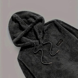 Ensemble sweat à capuche oversize et pantalon de jogging en polaire sherpa pour homme, style décontracté unisexe, vêtements d'hiver, design tricoté Teddy ample, vente en gros - Product Image 5