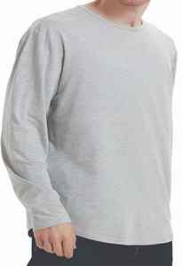 Camiseta de Hombre 100% Algodón, Cuello Redondo, Manga Corta, Tejido Sólido, Transpirable, con Logotipo Personalizado, Impresión por Sublimación y Bordado - Product Image 2