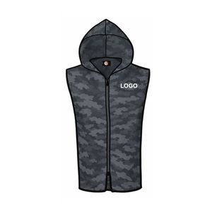 Chaqueta de Camuflaje para Boxeo, Chaleco sin Mangas con Capucha, Personalizado por Sublimación, Ropa de Combate, Chaquetas Profesionales - Product Image 2