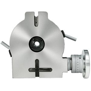 Tavola Rotante di Precisione 3MT HV8 da 8 Pollici per Fresatura, Foratura e Barenatura, Orizzontale e Verticale, con Lettura Vernier e Componenti Centrali del Ingranaggio - Product Image 6