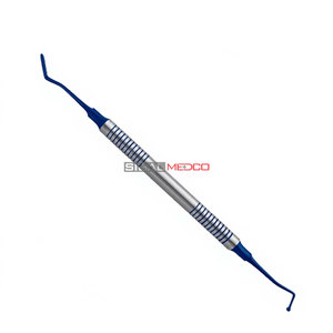 Premium Quality Manual Dental Ball Burnisher Blue 1.5/2MM Flat Tip 6.8 Inch German Stainless Steel Ergonomic Grip Composite - Product Image 2