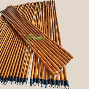 High Quality Ergonomic Lightweight 2-in-1 Wooden <b>Mop</b> Broom Flagged Bristles Soft Waterproof Eco-Friendly Toilet Furniture - Product Image 5