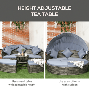 Conjuntos de Muebles de Jardín, Cómodo Sofá y Silla para Ocio al Aire Libre - Product Image 6