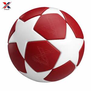 Balón de Fútbol de Alta Calidad, Talla 3, con Logotipo Personalizado, de Cuero Sintético PU/PVC, Resistente, Ecológico, para Entrenamiento al Aire Libre, Estilo Pakistaní - Product Image 4