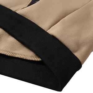Sudadera con Capucha Unisex OEM, Transpirable, 500 Gramos, Felpa de Poliéster/Algodón Lavado, Deportiva, Invierno, Color Caqui Sólido, Bolsillos, Impresión Personalizada - Product Image 3