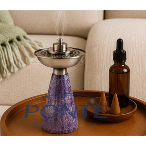 Arabian Metal Bakhoor Burner Vintage Silver-Finish Mabkhara for Home <b>Decor</b> Ramadan & Eid Gifting, Oud & Incense Resin Holder - Product Image 4