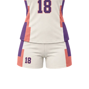 Ensemble uniforme de football sublimé pour femmes, maillot à col en V et manches courtes, short assorti, tenue de club personnalisée pour les matchs de tournoi - Product Image 5