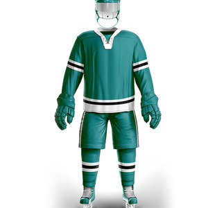 Newest <b>Hot</b> Selling Ice Hockey Uniform With 100% Polyester Custom Logo And For Casual Wear Sports Ice Hockey Uniforms - Product Image 4