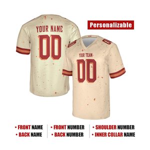 เสื้อฟุตบอลอเมริกันดีไซน์ซับลิเมชั่นล่าสุด ระบายอากาศได้ดี ทนทาน ราคาขายส่ง - Product Image 3