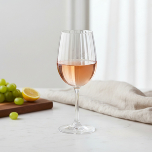 [Holar] Verre à vin en plastique de 350 ml (11 oz) à rayures verticales modernes, fabriqué à Taïwan, idéal pour les mariages, les anniversaires et l'hôtellerie - Product Image 5