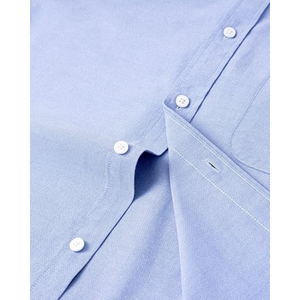 <b>Mens</b> Solid Oxford <b>Shirt</b> Long Sleeve Dress <b>Shirt</b> Work Casual Button Down <b>Shirts</b> <b>with</b> <b>Pocket</b> - Product Image 5