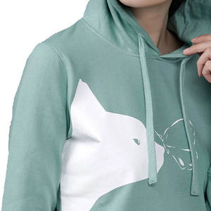 Nueva Colección de Sudaderas Cortas Personalizadas con Capucha Negra, Logotipo Personalizado, Sudaderas Cortas de Moda de Invierno para Mujer, Última Tendencia - Product Image 2