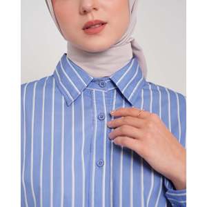 Blusa Casual Meyna de Satén, Gasa, Seda y Poliéster, Top sin Mangas de Tejido de Punto, Talla XL, Ajuste Holgado, Estampado Frontal, Otoño - Product Image 3