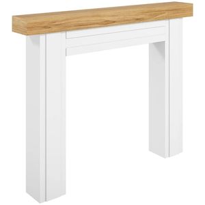 Caminetto Elettrico Moderno Autoportante con Design in Legno Naturale - Product Image 5