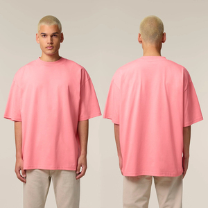 Camisetas Extra Grandes Personalizadas, Estilo Urbano, Cuello Redondo, Color Sólido, Algodón, Ropa Casual, Fabricante de Marca Privada OEM - Product Image 3