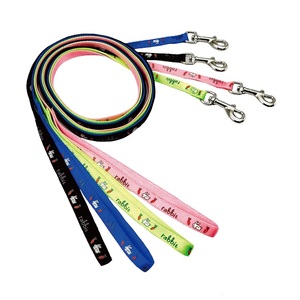 Laisse pour chien en satin de nylon à motif animal écologique en gros pour la promenade en plein air des animaux de compagnie - Product Image 2