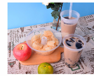 YAMAT PP Gobelet à emporter, plateau jetable en plastique pour collations, salades et fruits, avec supports pour bols à collations - Product Image 5