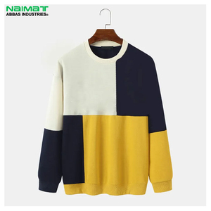 เสื้อสเวตเชิ้ตคอกลมดีไซน์เรียบง่าย ผ้าฟลีซสีพื้นสำหรับผู้ชาย สวมใส่ได้ทุกวัน - Product Image 1