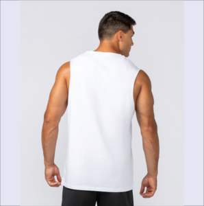 Chalecos Deportivos de Primera Calidad para Hombre, Camisetas sin Mangas para Fisicoculturismo, Estilo Urbano, Transpirables, Ecológicos, de Poliéster/Algodón, de Secado Rápido - Product Image 5