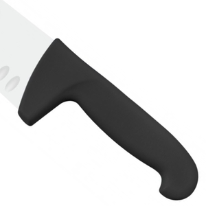 Cuchillos profesionales para cortar carne Granton Edge con hoja larga de acero inoxidable y mango negro para carnicería y procesamiento de alimentos - Product Image 5