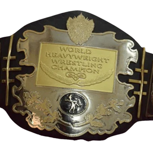 Cinturón de Campeón Mundial de Lucha Libre de Peso Pesado, Diseño de Placa Dorada, Correa Negra, Cinturones de Título Coleccionables Premium - Product Image 5