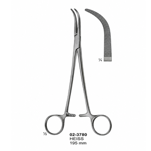 Pinzas de disección y ligadura Heiss de 195 mm |   Instrumentos Dentales de Acero Inoxidable de Primera Calidad - Product Image 2