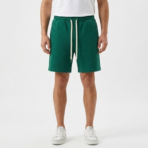Nouveaux shorts décontractés pour hommes en toile unie avec cordon de serrage - Écologiques, séchage rapide et respirants, couleurs personnalisées, service OEM - Product Image 1
