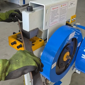 Industrial Iron Worker Machine120 Ton Semi Automatic Hydraulic Punching | Shearing Notching Machine for Metal Fabrication India - Product Image 3