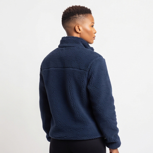 Veste polaire à col montant pour femme, épaisse, zippée, style Sherpa, coupe ample, pour l'hiver - Product Image 5