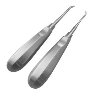 เครื่องมือถอนฟัน Dental Flohr Elevator คู่ซ้ายขวา รุ่น NMD Nexus Apexo ปลายแหลม ทำจากสแตนเลส สำหรับการถอนรากฟันแบบ Luxation และ PDL ด้วยการจับแบบ Grip Surgical - Product Image 5