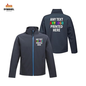 Ventes en gros de vestes coupe-vent en softshell pour hommes, de haute qualité, tissées, à fermeture éclair intégrale, personnalisées, résistantes à l'eau - Product Image 1