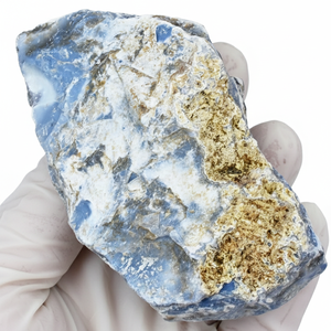 Pierre d'opale bleue brute non polie, gemme naturelle, cristal de guérison Reiki pour le Feng Shui, sculptée, taille personnalisée, vente en gros - Product Image 5