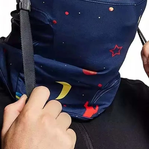 Balaclava rose en polyester Y2K unisexe pour le cyclisme en plein air, la moto, les sports, masque de ski intégral coupe-vent et imperméable, bonnet d'hiver personnalisé - Product Image 6