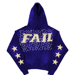 High Quality Cotton Hoodie Solid Color Design for Spring and Winter Streetwear Comfortable and Durable Hoodie for Men - Product Image 5