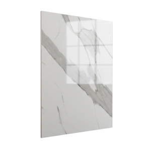 Azulejos de Porcelana GVT PGVT con Aspecto de Mármol Blanco de 600x1200mm / 60x120cm / 24x48 (600x600mm y 600x1200mm) para Construcción y Proyectos - Product Image 1