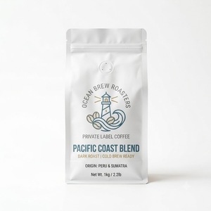 Bolsas de Café con Fondo Cuadrado de Marca Privada, Estructura Laminada PET/PA/AL/CPP, Cierre Superior con Cremallera, Impresión por Serigrafía - OEM/ODM - Product Image 4