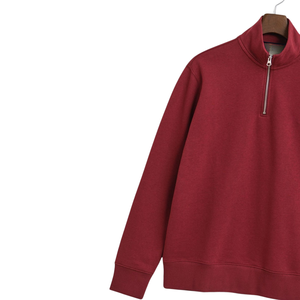 Sudaderas de Cuello Redondo Color Borgoña de Alta Calidad para Hombre, 100% Algodón, Forro Polar Antipelusas, Talla XL, Sudaderas con Capucha para Invierno - Product Image 3