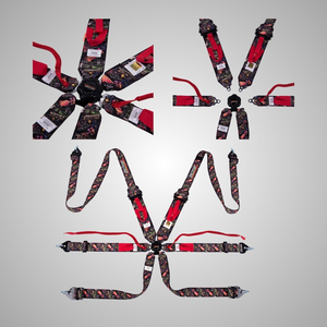 Ceinture de course TBRACING SPORT PLUS 5 FIA 8853 2016 à 6 points pour systèmes FHR, OEM, ODM, logo personnalisé, couleur personnalisée, vente en gros - Product Image 1