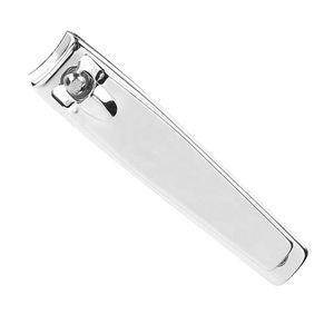 Coupe-ongles professionnel en acier inoxydable de haute qualité, lame tranchante, ouverture large, logo personnalisé, pour ongles des doigts et des orteils, durable - Product Image 1