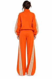 <b>Women's</b> 2-Piece Breathable Eco-Friendly Streetwear <b>Suits</b> Set Sleeveless Zip-Up Jacket & Wide-Leg Pants for Winter Daily Use - Product Image 2