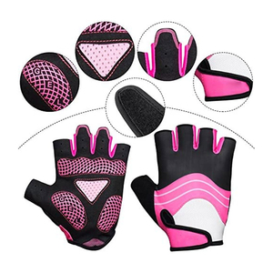 Guantes de Ciclismo Transpirables de Medio Dedo, Ligeros, de Secado Rápido, con Agarre Deportivo, para Exteriores, con Estampado Digital Mono - Product Image 3