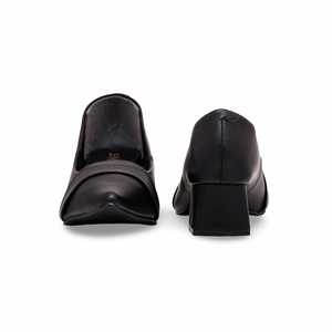 Zapatos de corte negros WN7404 cómodos planos - Product Image 2