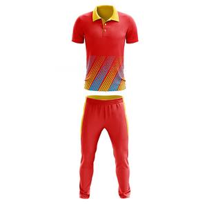 New Team Sublimation Plus Size Short Sleeve <b>Cricket</b> Uniform Custom <b>Kit</b> T-Shirt and Trouser - Product Image 1